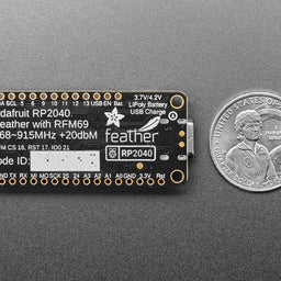 Adafruit Feather RP2040 RFM69 Packet Radio - 868 or 915MHz - RadioFruit
