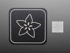 Aluminum PCB Coaster with Adafruit Logo