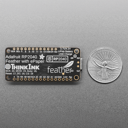 Adafruit RP2040 Feather ThinkInk for 24-pin E-Paper Displays - STEMMA QT
