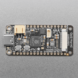 Adafruit RP2040 Feather ThinkInk for 24-pin E-Paper Displays - STEMMA QT