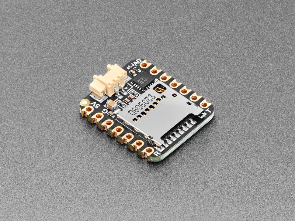 Adafruit Audio BFF Add-on for QT Py and Xiao - Adafruit's QT Py boards are a great way to make very small microcontroller projects that pack a ton of power - and now there's a way for you to turn many QT Py boards into powerful audio play projects that are super small!