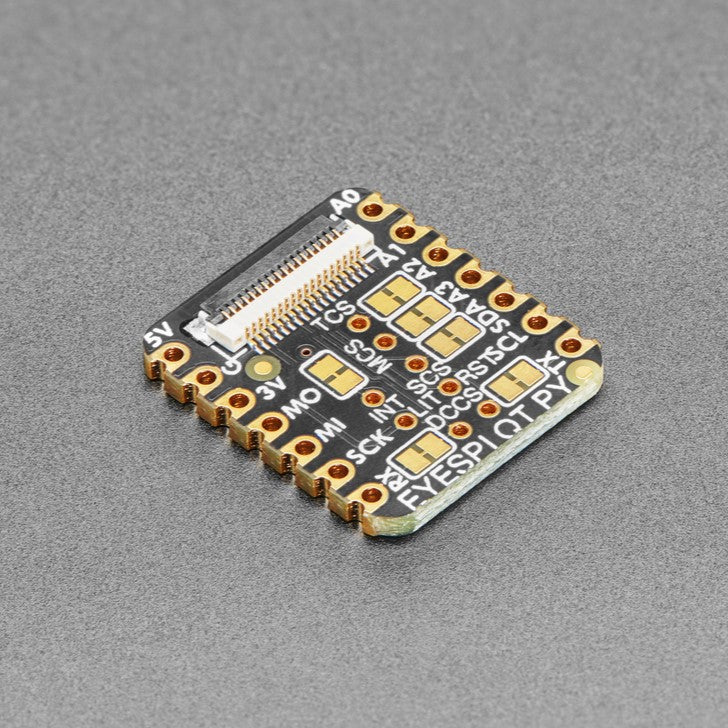 Adafruit EYESPI BFF for QT Py or Xiao - 18 Pin FPC Connector - QT Py/Xiao boards are a great way to make very small microcontroller projects that pack a ton of power - and now Adafruit have a way for you to add a small, colorful, and bright display to any project.