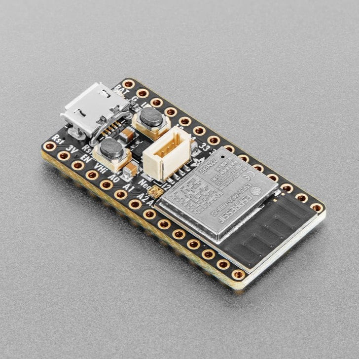 Adafruit ItsyBitsy ESP32 - PCB Antenna (8MB Flash/2MB PSRAM) - What's smaller than a Feather but larger than a Trinket? It's an Adafruit ItsyBitsy ESP32, a powerful processor PCB with a plethora of pins! It features the ESP32 Pico module, an FCC-certified module that contains an ESP32 chip with dual-core 240MHz Tensilica processor, WiFi, and Bluetooth classic + BLE, configured with 8 MB of Flash memory, and 2 MB of PSRAM.