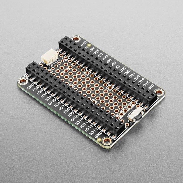Adafruit Proto Under Plate PiCowBell for Pico - The Adafruit Proto Under Plate PiCowBell is intended to be treated like a mini solder-less proto plate to simplify programming and sensor connectivity for your Raspberry Pi Pico board.