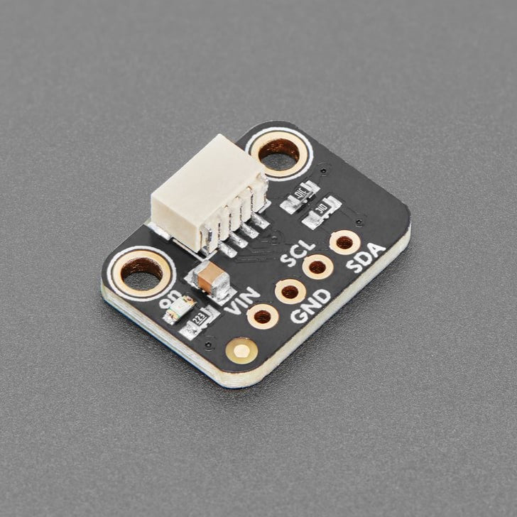 Adafruit Qwiic / Stemma QT Breakout Board - We got a request from a customer for a board that makes connecting between a breadboard and Stemma QT or Qwiic components easy, and here's what we whipped up!