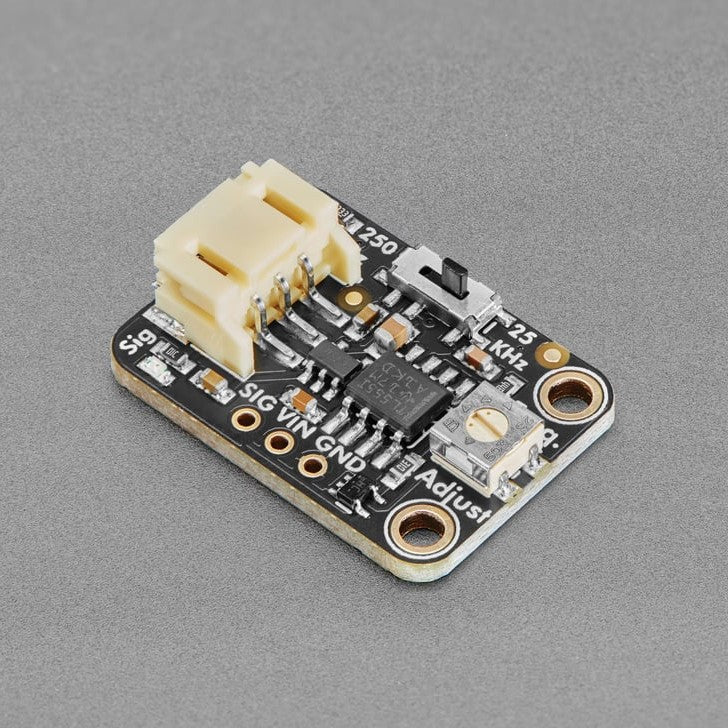 Adafruit 555 PWM Output STEMMA - 1.5K~25 KHz or 1.5~250 Hz - STEMMA JST PH 2mm - A fully-assembled 555 timer board with adjustable PWM square-wave output.
