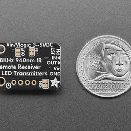 Adafruit Infrared IR Remote Transceiver - STEMMA JST PH 2mm - 940nm Emitter + 38KHz Receiver