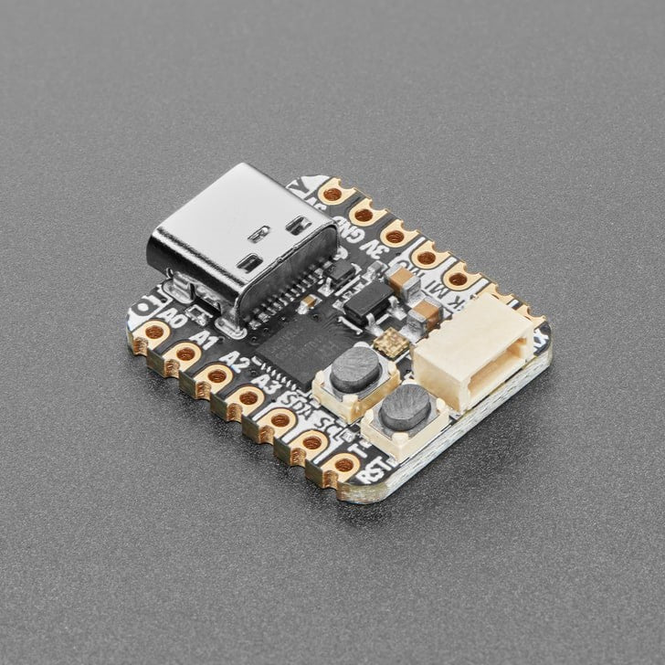 Adafruit QT Py CH32V203 Dev Board - What a cutie pie! Or is it... a QT Py? This diminutive dev board features the powerful CH32V203 low-cost processor that's all the trend: based on RISC-V and cheaper than an 8-bit core! This little one is a great way to get started in the CH32x processor family, with everything you need to build many USB-based projects at an excellent price. 