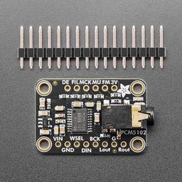 Adafruit PCM5102 I2S DAC with Line Level Output - 112dB SNR