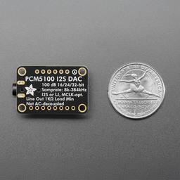 Adafruit PCM5100 I2S DAC with Line Level Output - 100dB SNR