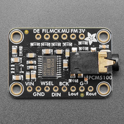 Adafruit PCM5100 I2S DAC with Line Level Output - 100dB SNR