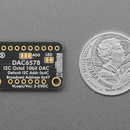 Adafruit DAC6578 Breakout - 8 x Channel 10-bit I2C DAC
