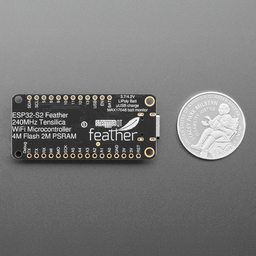 Adafruit ESP32-S2 Feather with w.FL - STEMMA QT / Qwiic