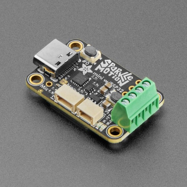 Adafruit Mini Sparkle Motion - ESP32 NeoPixel LED Driver - Sparkle Motion Mini is part of Adafruit's series of "Sparkle Motion" boards, which are their attempt to make the best small WLED-friendly smart LED driving board in the whole world.