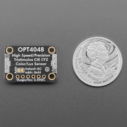 Adafruit OPT4048 Tri-Stimulus XYZ Color and Lux Sensor