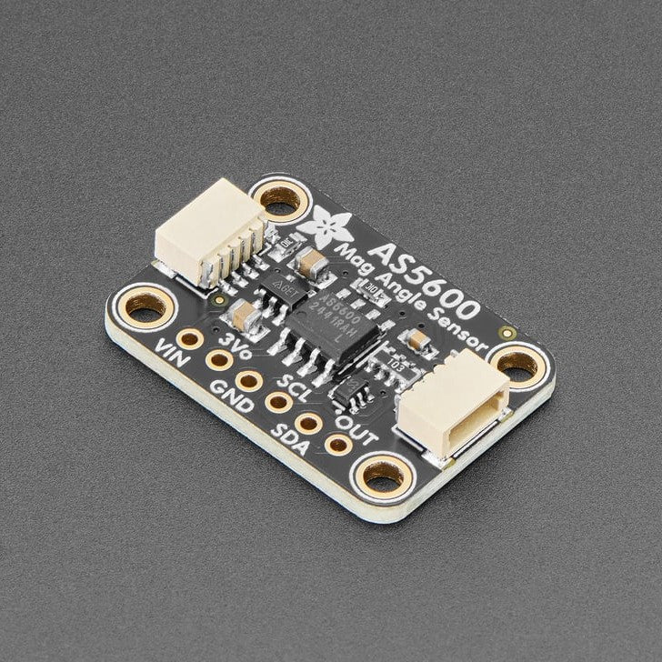 Adafruit AS5600 Magnetic Angle Sensor - STEMMA QT - Add rotational sensing - without a mechanical connection - with the Adafruit AS5600 Magnetic Angle Sensor.