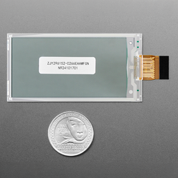 2.66" 296x152 Monochrome or Gray eInk / ePaper - Bare Display - SSD1680