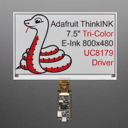 7.5" 800x480 Tri-Color eInk / ePaper - Bare Display