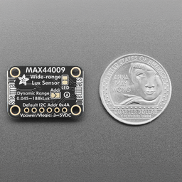 Adafruit MAX44009 Wide-range Lux Light Sensor - 188,000 Lux Max - STEMMA QT / Qwiic