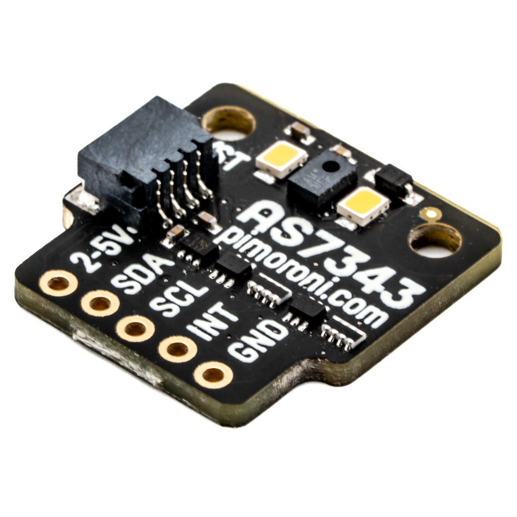 AS7343 14-Channel Multi-Spectral Sensor Breakout - Detect fourteen distinct channels of light (from 380 nm to 1000 nm) with this versatile spectral sensor.