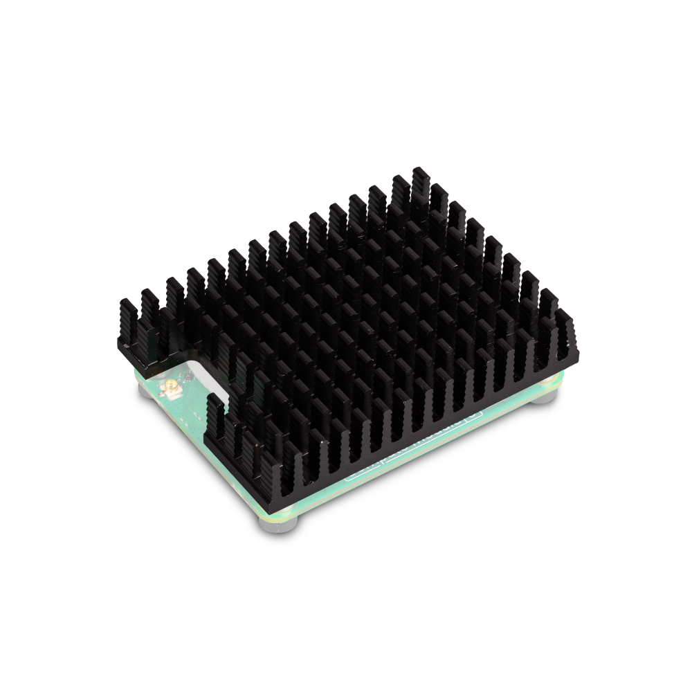 Raspberry Pi Compute Module 5 Passive Cooler - An aluminium heat sink designed to fit on a Compute Module 5.