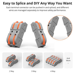 Sonoff Wire Splicing Connectors (34 pcs)