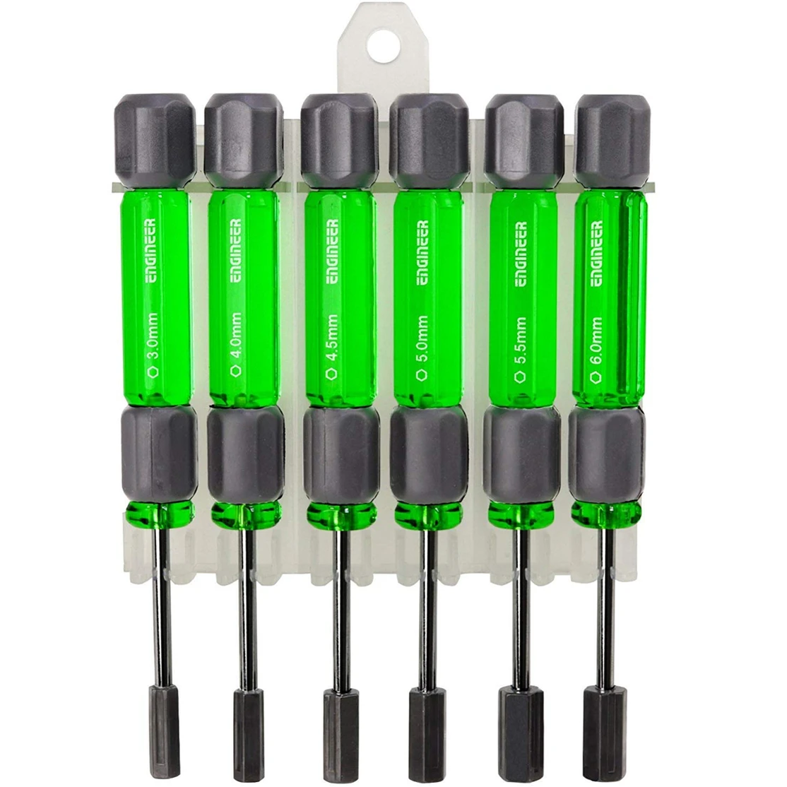 Nested Socket Driver Engineer® Hex Nut Driver Set