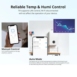 Sonoff Wi-Fi Smart Relay with Display (230V / 16A)