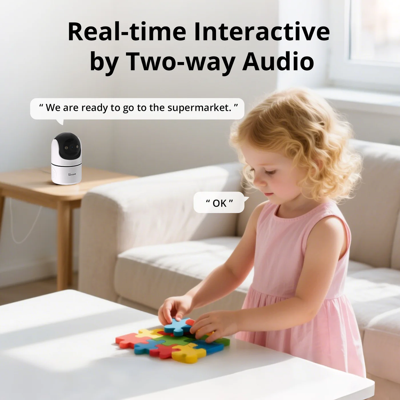 Sonoff 360° Wi-Fi Security Camera with Pan-Tilt