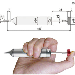 Engineer® Solder Sucker with Flexible Silicone Nozzle