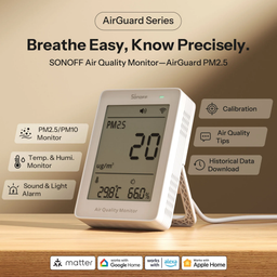 Sonoff AirGuard PM2.5/PM10 Matter Air Quality Monitor