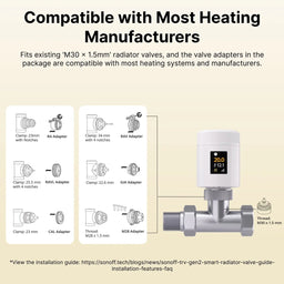 Sonoff Gen2 Zigbee Thermostatic Radiator Valve
