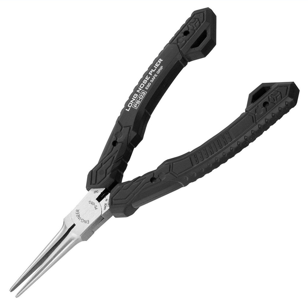 Engineer® Compact ESD-Safe Pliers - Serrated jaws &amp; compact size makes these pliers ideal for any job that needs precision and control.