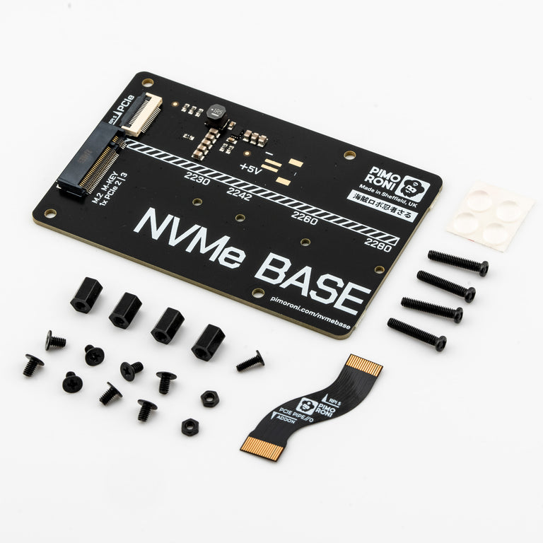 Pimoroni NVMe Base is a $14 add-on that gives the Raspberry Pi 5