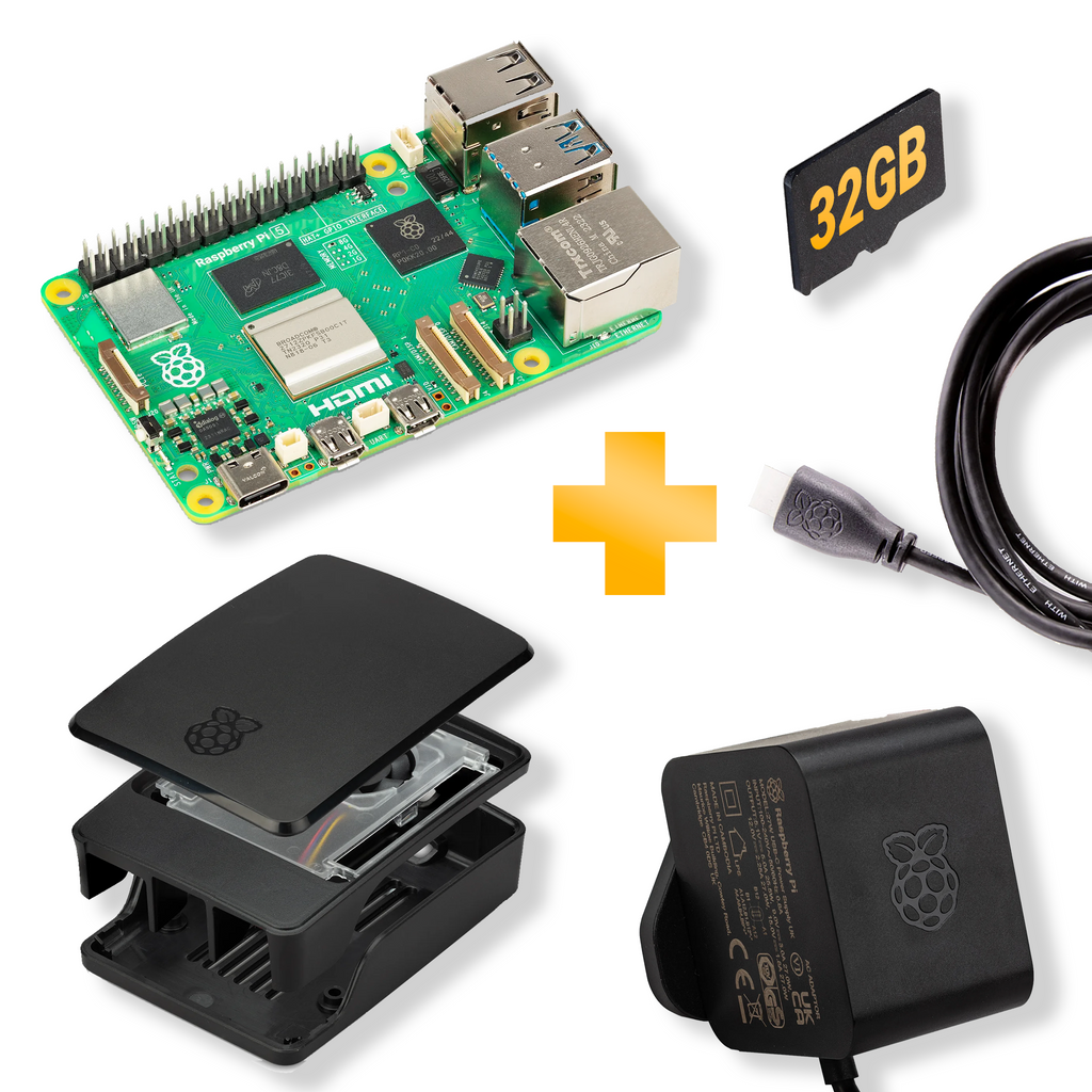 Raspberry Pi 5 Starter Kit - Our Raspberry Pi Starter Kit contains a top of the range Raspberry Pi 5 mini-computer and all the essentials you need to make it work. 