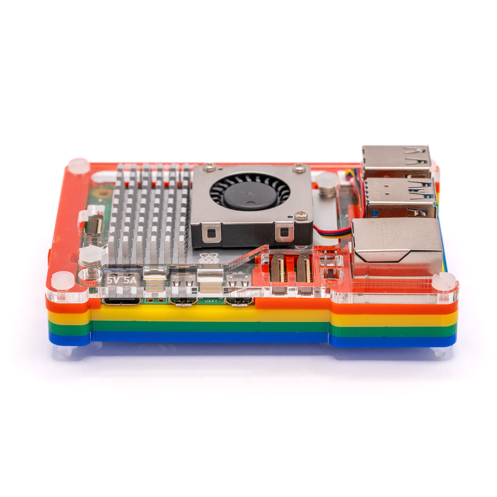 Pibow Coupe 5 (Case for Raspberry Pi 5) - The slim, hackable and attractive case for Raspberry Pi 5.