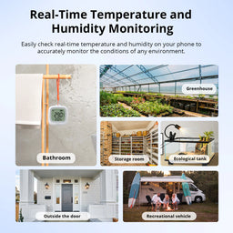 Sonoff Waterproof Zigbee LCD Smart Temperature Humidity Sensor