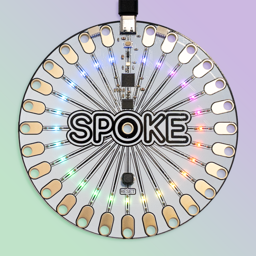 SPOKE - Capacitive Touch Controller Board - Turn almost any conductive material or object into a computer input. 