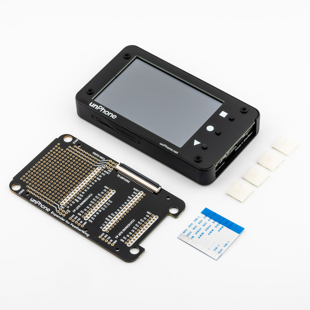 unPhone - all-in-one LoRa, WiFi and BT dev device with touchscreen and LiPo battery - Open IoT electronics for educationalists, makers and developers, made by Pimoroni and taught at the University of Sheffield.