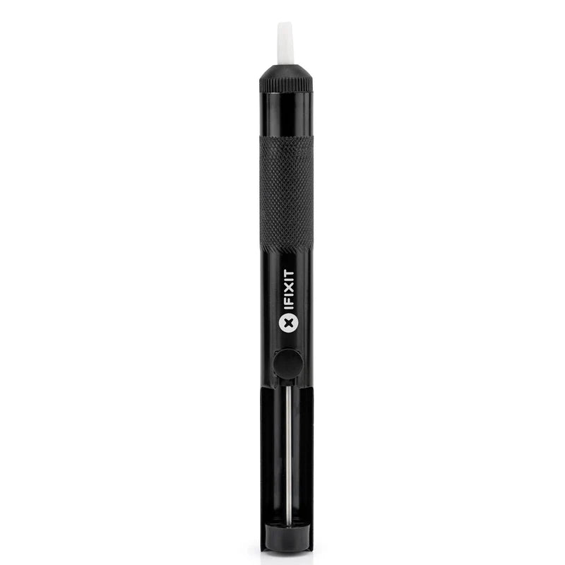 iFixit Desoldering Pump - Delivers a powerful suction force with the push of a button to quickly draw away molten solder.