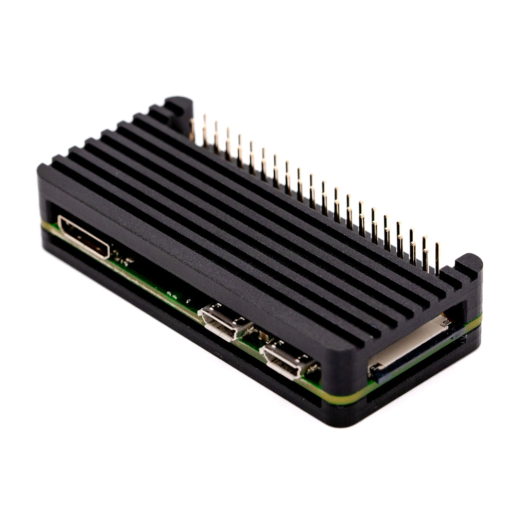 Aluminium Heatsink Case for Raspberry Pi Zero / Zero W / Zero 2 W - A sleek anodised aluminium case that provides passive cooling to Zero-sized Raspberry Pi boards.