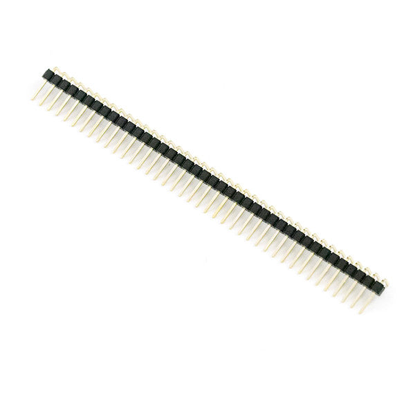 Break Away Headers - 40 pin headers in one row of either straight or right-angle header, just cut to the size you need!