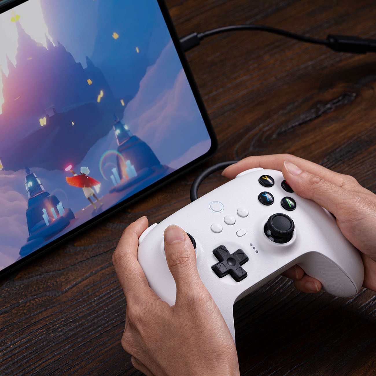 8BitDo Ultimate Wired Controller White 8bitdo ultimate wired controller white