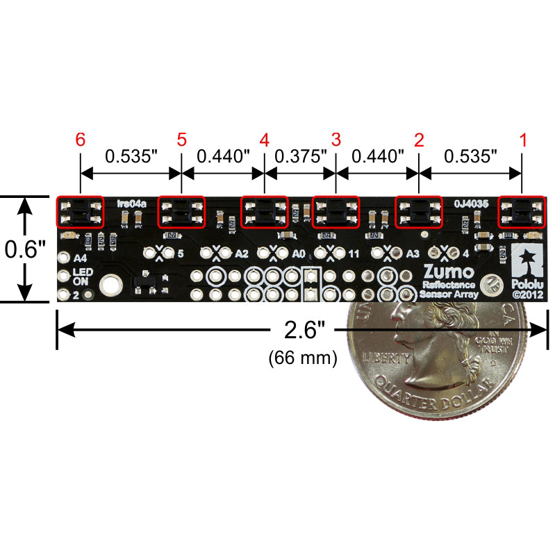 Zumo Reflectance Sensor Array