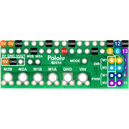 Pololu DRV8835 Dual Motor Driver Kit for Raspberry Pi