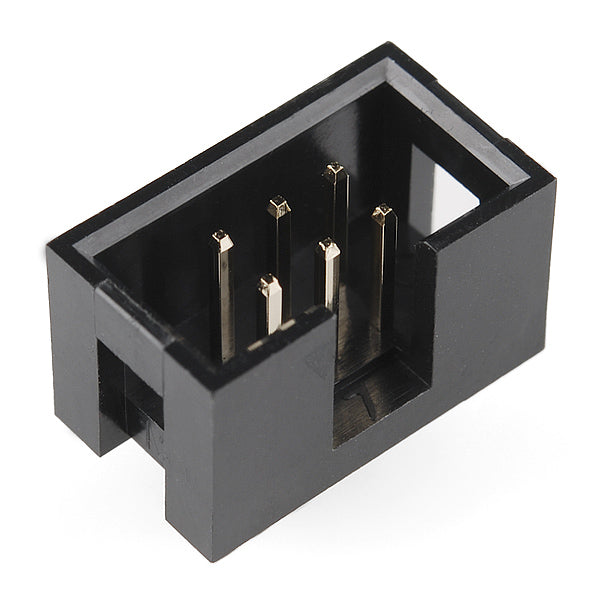 2x3 Pin Shrouded Header - Simple shrouded 6-pin connector. Good for preventing cable connection mishaps.