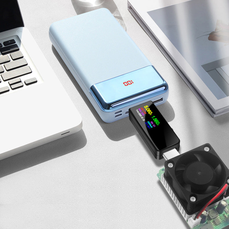 U96 USB Tester / Meter - This handy little widget sits in between a USB power supply and a USB-powered device and gives you tons of colourful stats about the two devices: voltage, current, power consumption and more!