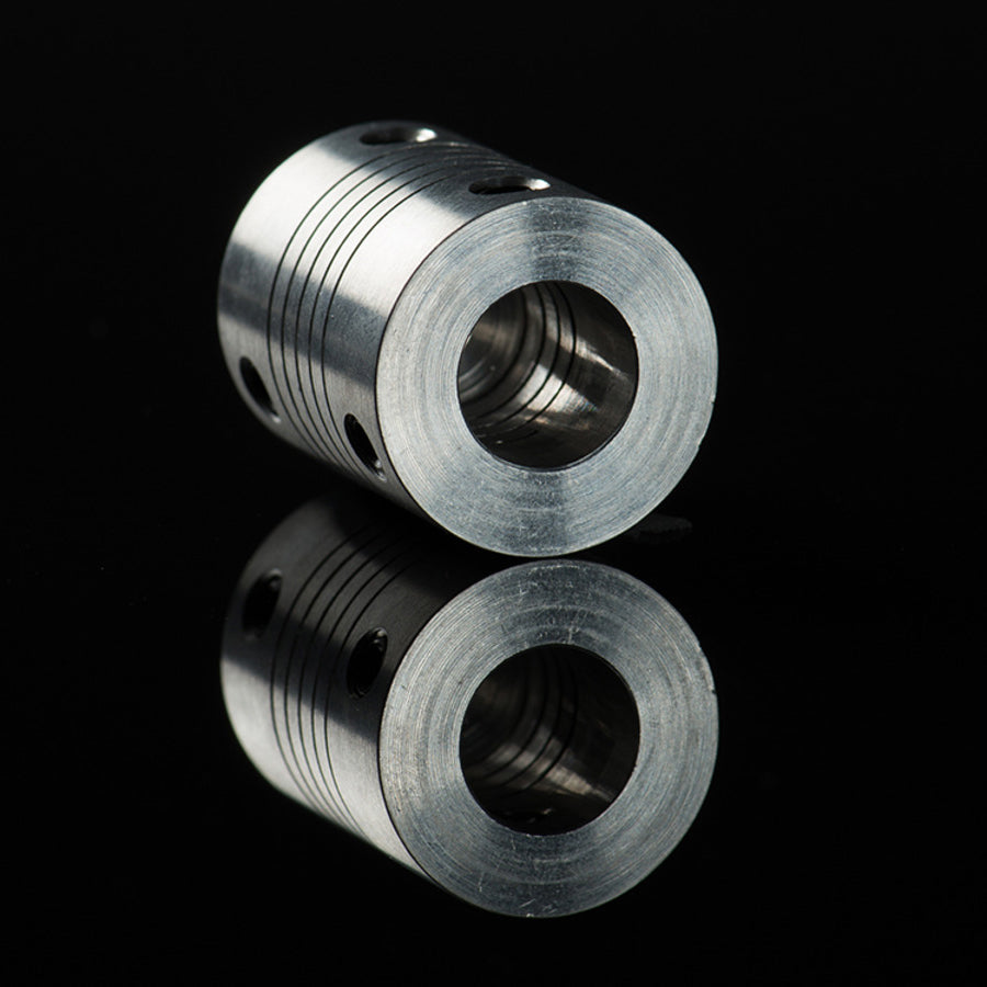 Promo Aluminium Alloy Shaft Coupler Motor Flexsibel Coupling Join Connector 5x10mm - View #6