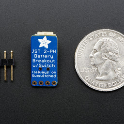 Adafruit Switched JST-PH 2-Pin SMT Right Angle Breakout Board