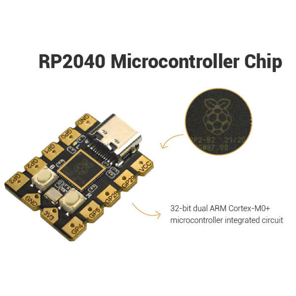 Rework Rp2040 Chip Beetle RP2040 Mini Development Board
